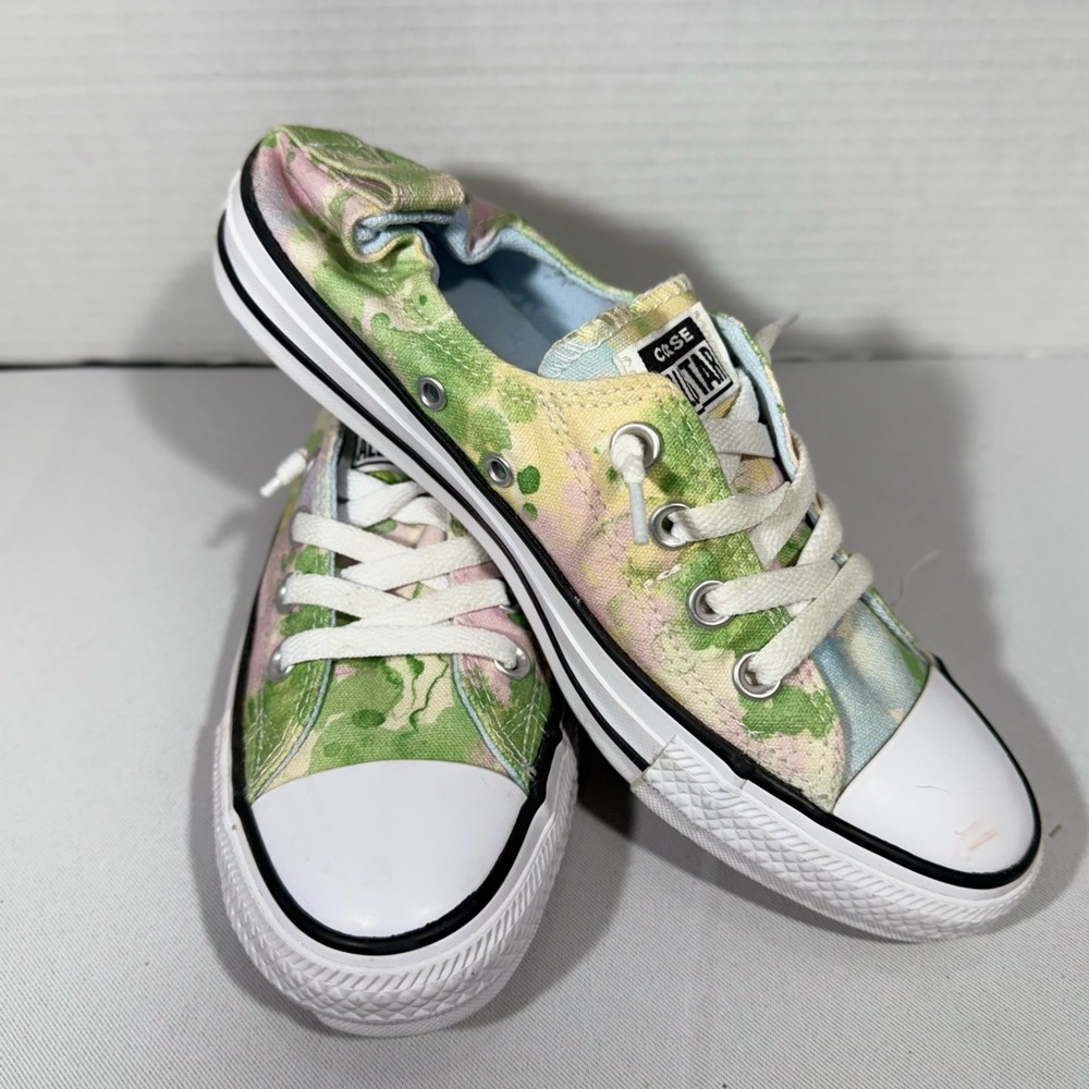 Converse Chuck Taylor All Star Womens 8 Sneakers Shoreline Green Low Top 570911C
